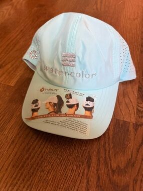 Watercolor Women's Light Blue Baseball Cap